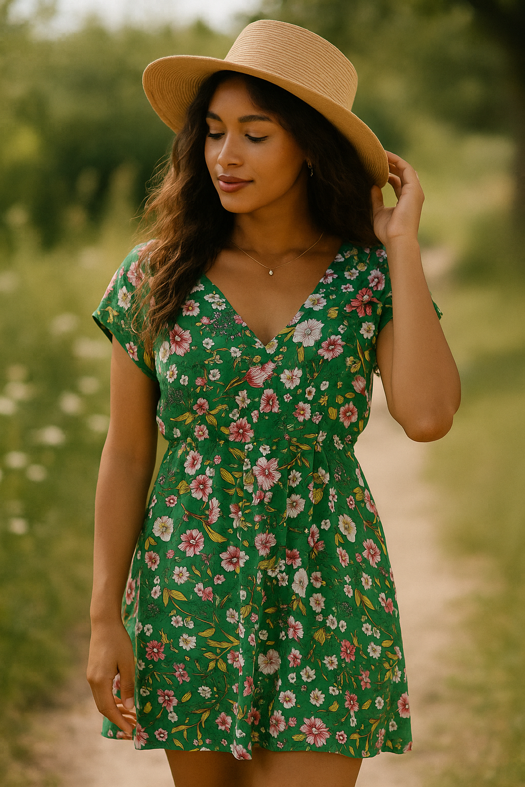 Robe à fleurs